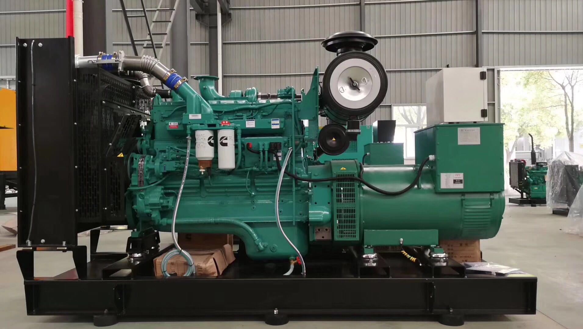 一台500KW玉柴配上海斯坦福自启动机组装配完成发货